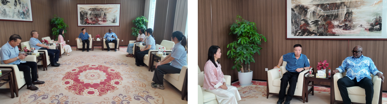 Ghana’s Ambassador to China Visits Jingzhongjing Group for Inspection to Explore Foreign Trade Cooperation on Coating Equipment in West Africa