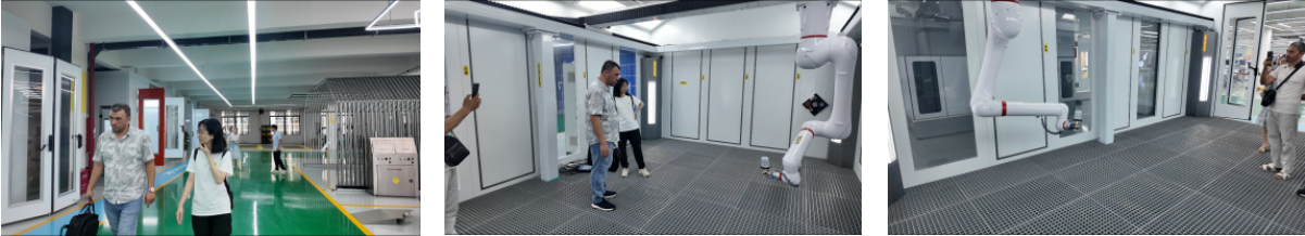 Saudi Purchasing Client Visits Jingzhongjing Exhibition Hall for Inspection, Reaches Purchase Agreement on Spray & Bake Booths
