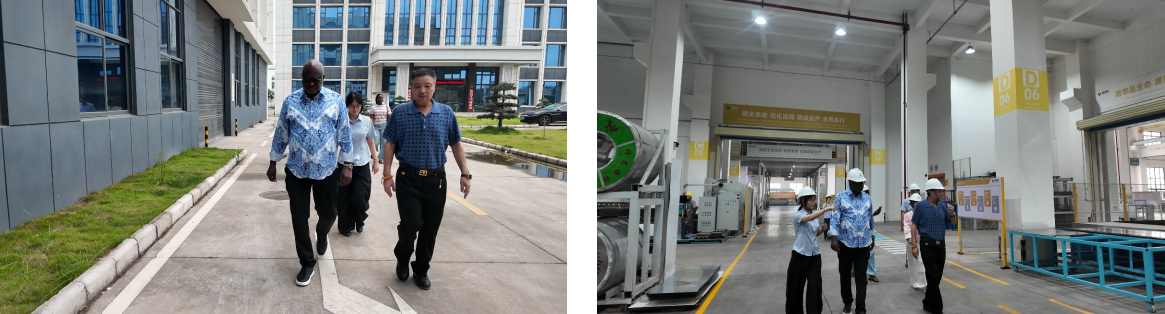 Ghana’s Ambassador to China Visits Jingzhongjing Group for Inspection to Explore Foreign Trade Cooperation on Coating Equipment in West Africa