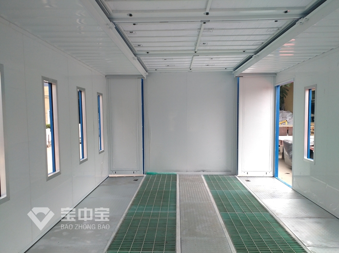 Container Spray Paint Booth