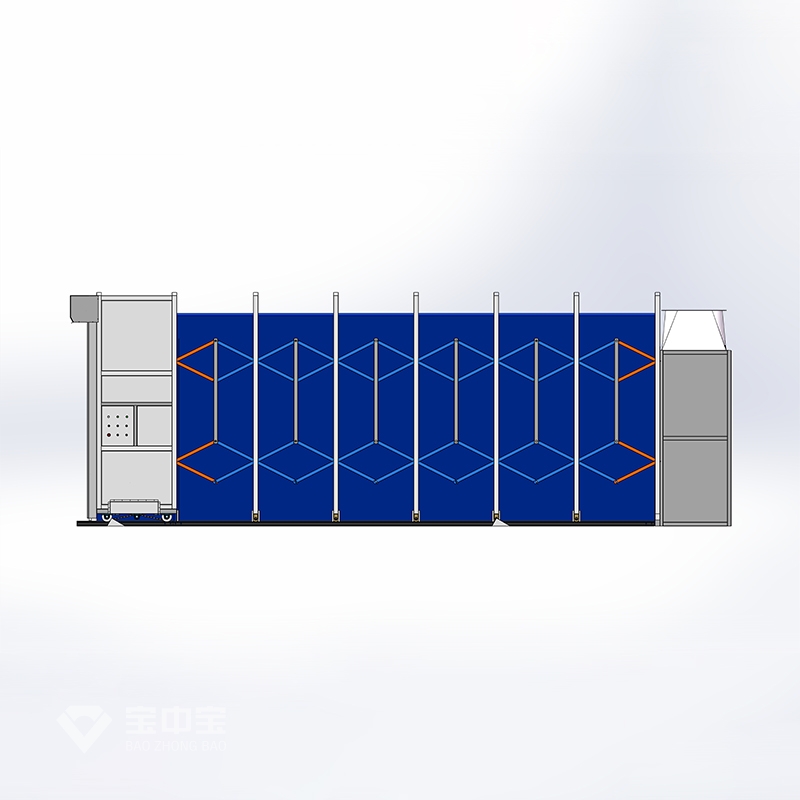 Mobile Telescopic Spray Booth