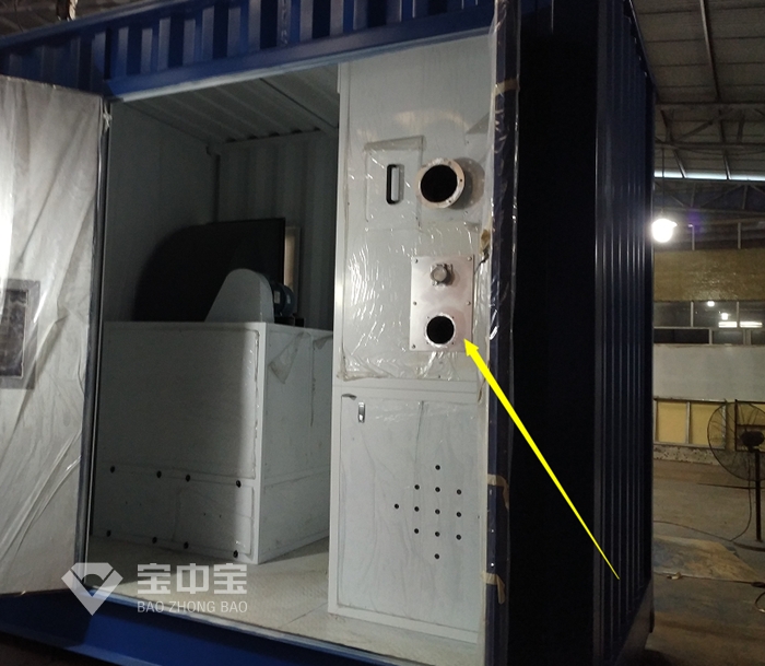 Container Spray Paint Booth