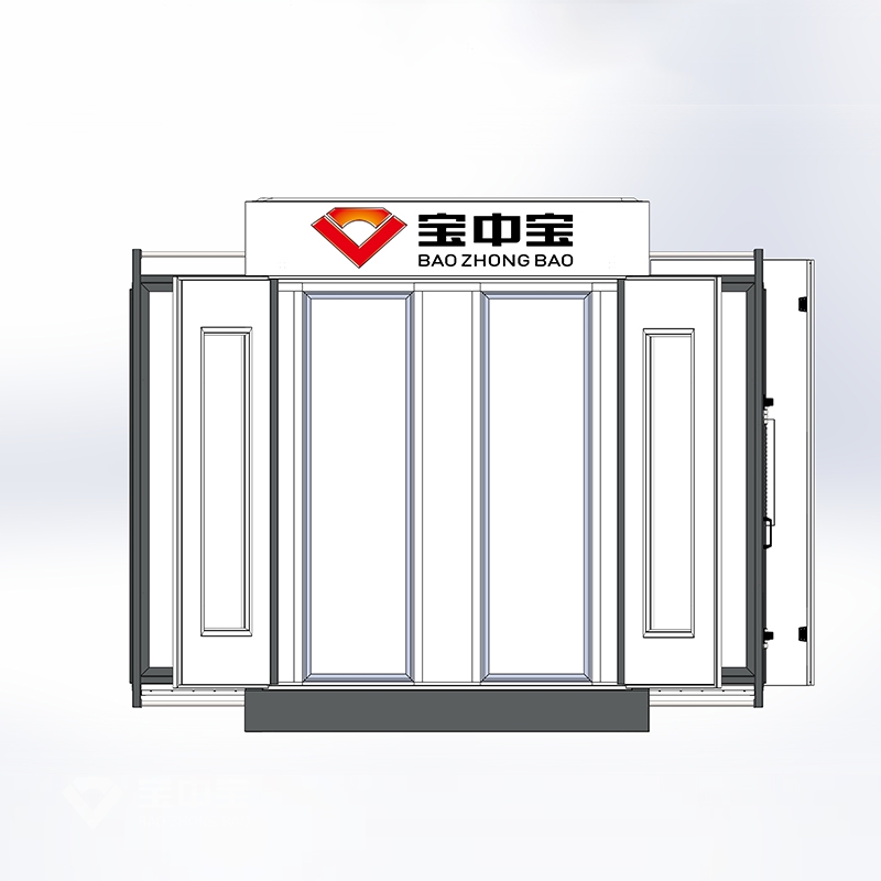 Container Spray Paint Booth