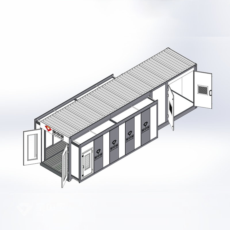Container Spray Paint Booth