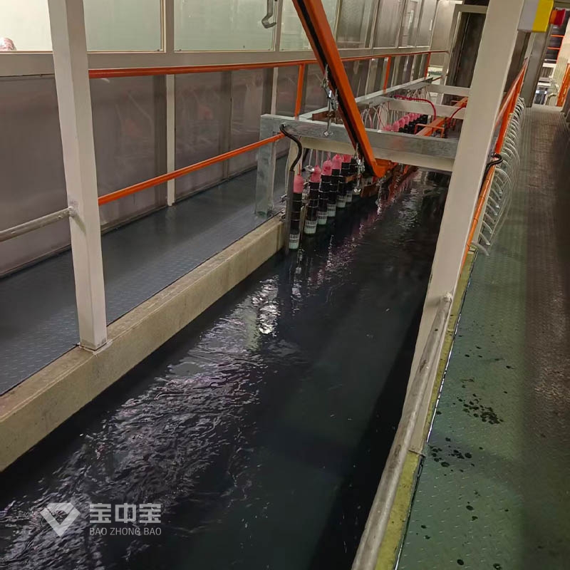 Component electrophoresis production line